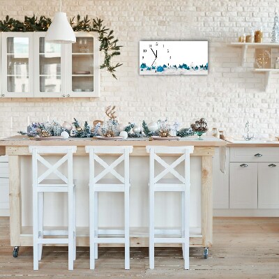 Relógio de parede Níveis-Enfeites Decorações de Natal Neve