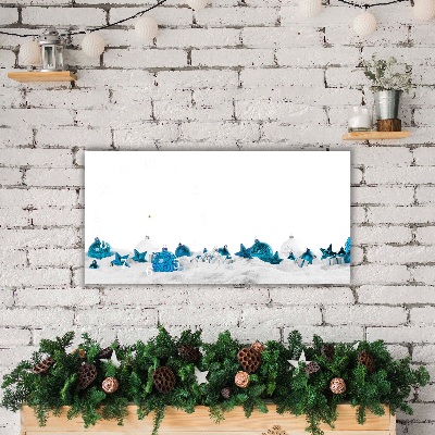 Relógio de parede Níveis-Enfeites Decorações de Natal Neve