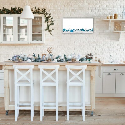 Relógio de parede Níveis-Enfeites Decorações de Natal Neve