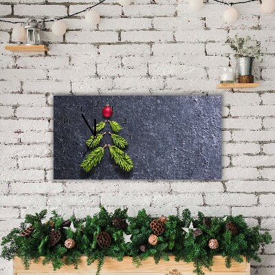 Relógio de parede Níveis-Árvore de Natal abstrata Inverno sagrado