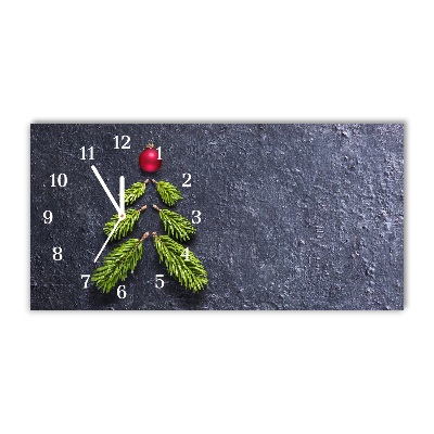 Relógio de parede Níveis-Árvore de Natal abstrata Inverno sagrado