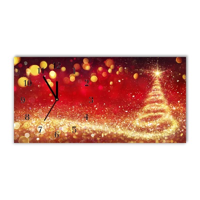 Relógio de parede Níveis-Árvore de Natal abstrata Inverno sagrado