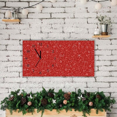 Relógio de parede Níveis-Enfeites de Natal Decoração de Inverno