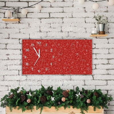 Relógio de parede Níveis-Enfeites de Natal Decoração de Inverno