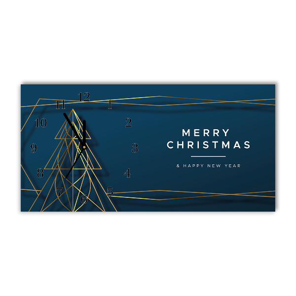 Relógio de parede Níveis-Árvore de Natal para as férias de Natal