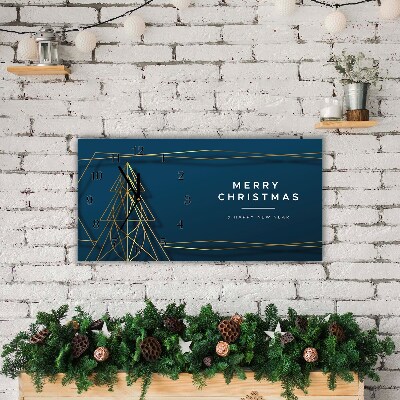 Relógio de parede Níveis-Árvore de Natal para as férias de Natal