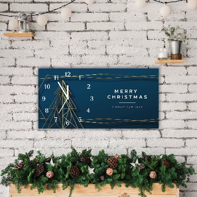 Relógio de parede Níveis-Árvore de Natal para as férias de Natal