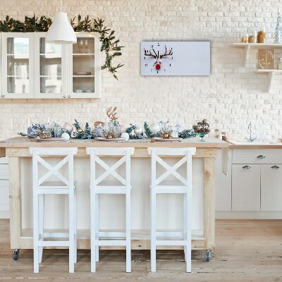 Relógio de parede Níveis-Rudolph, a rena do Natal