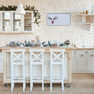 Relógio de parede Níveis-Rudolph, a rena do Natal