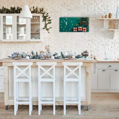 Relógio de parede Níveis-Presentes Árvore de Natal Feriados Inverno