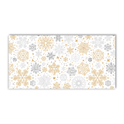 Relógio de parede Níveis-Flocos de neve Natal Inverno