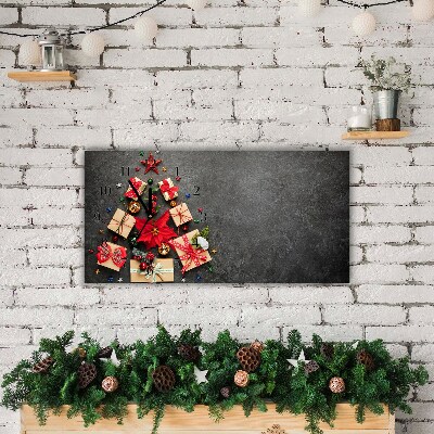Relógio de parede Níveis-Presentes Árvore de Natal Abstrata