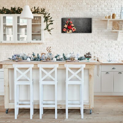 Relógio de parede Níveis-Presentes Árvore de Natal Abstrata