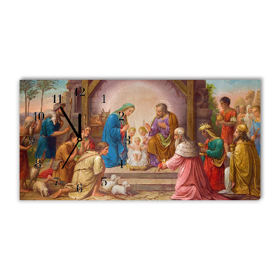 Relógio de parede Níveis-Presépio Jesus