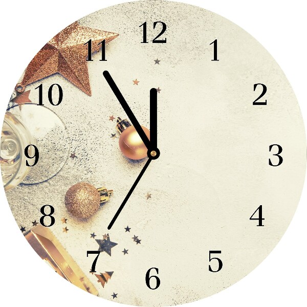 Relógio de parede Redondo-Enfeites de Natal