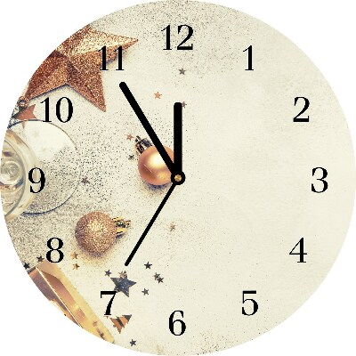 Relógio de parede Redondo-Enfeites de Natal