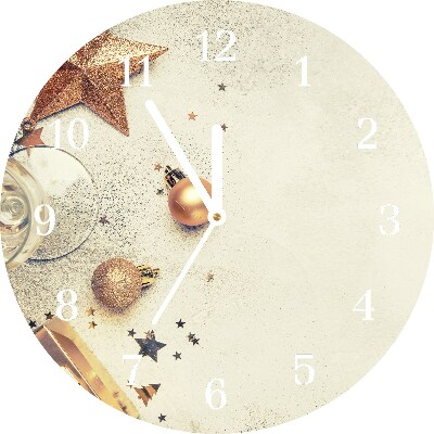 Relógio de parede Redondo-Enfeites de Natal