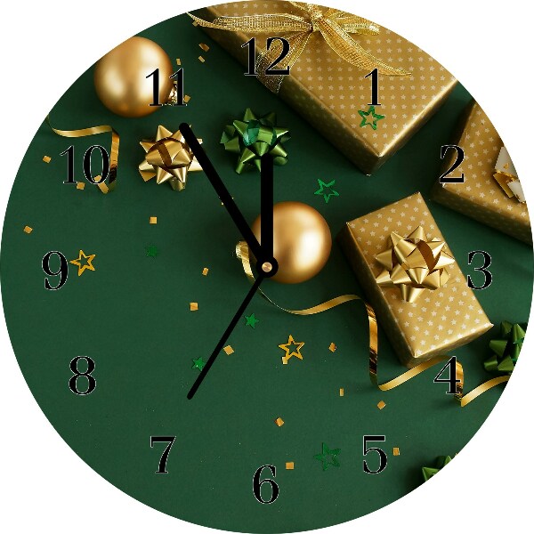 Relógio de parede Redondo-Presentes Decorações Férias de Inverno