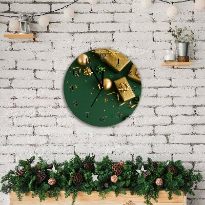 Relógio de parede Redondo-Presentes Decorações Férias de Inverno