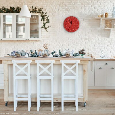 Relógio de parede Redondo-Enfeites de Natal Decoração de Inverno