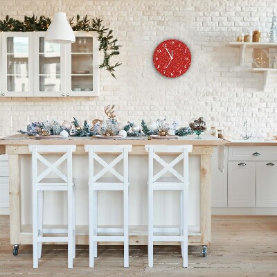 Relógio de parede Redondo-Enfeites de Natal Decoração de Inverno