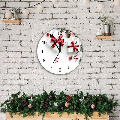 Relógio de parede Redondo-Presentes de Natal Decorações Galhos
