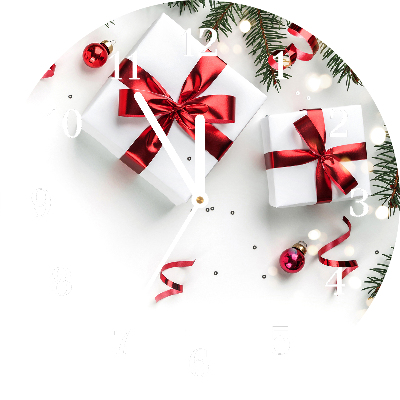 Relógio de parede Redondo-Presentes de Natal Decorações Galhos