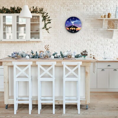 Relógio de parede Redondo-Presépio Jesus