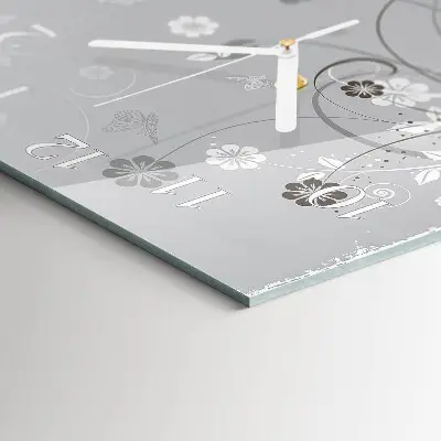 Relógio decoração Flores