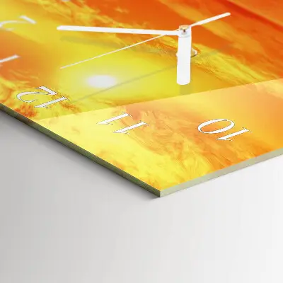 Relógio quadrado Ensolarado
