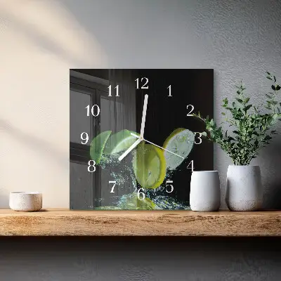 Relógio decoração Limão e lima
