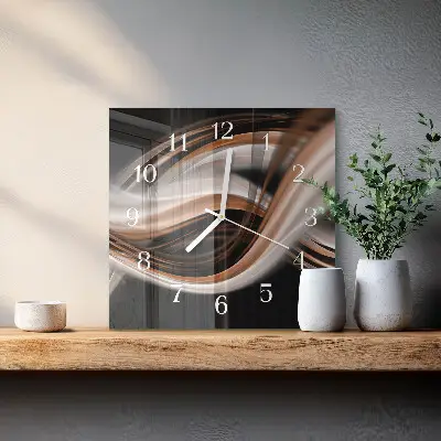 Relógio quadrado Arte abstrata