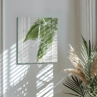 Relógio decoração Folhas de palmeira
