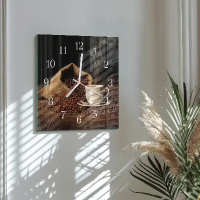 Relógio decoração Grãos de café