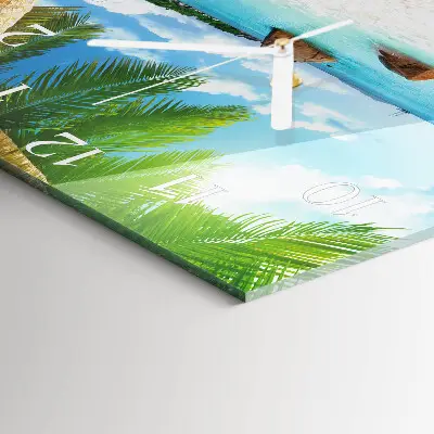 Relógio decoração Ilha
