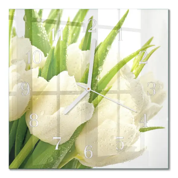 Relógio decoração Tulipas