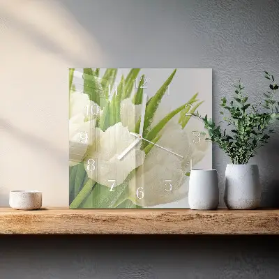 Relógio decoração Tulipas
