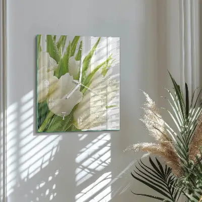 Relógio decoração Tulipas