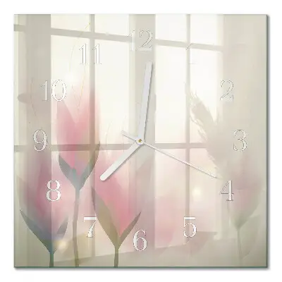 Relógio decoração Flores