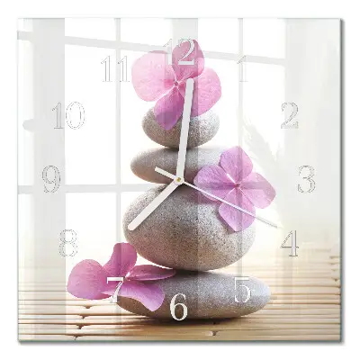 Relógio decoração Pedras de spa