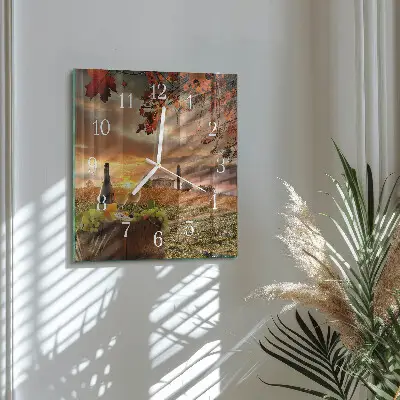 Relógio decoração Vinho da natureza