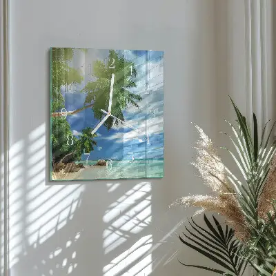 Relógio decoração Ilha Palm