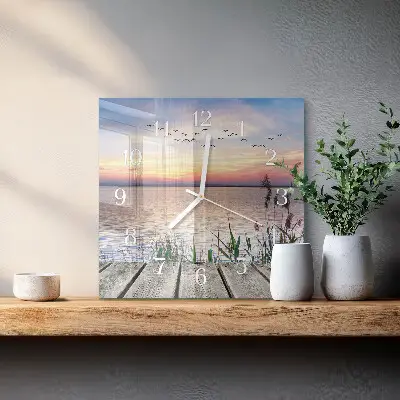 Relógio decoração Lago