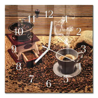 Relógio decoração Grãos de café