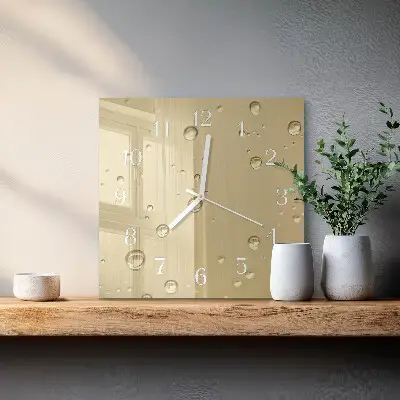 Relógio decoração Gotas