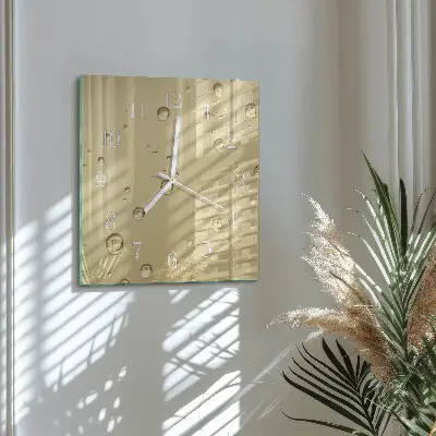 Relógio decoração Gotas