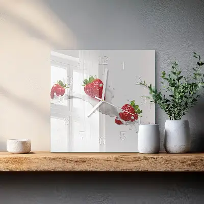 Relógio decoração Morango