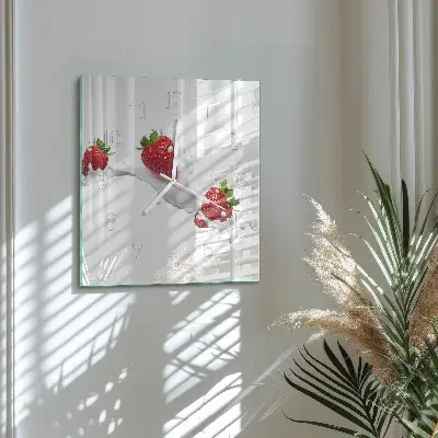 Relógio decoração Morango
