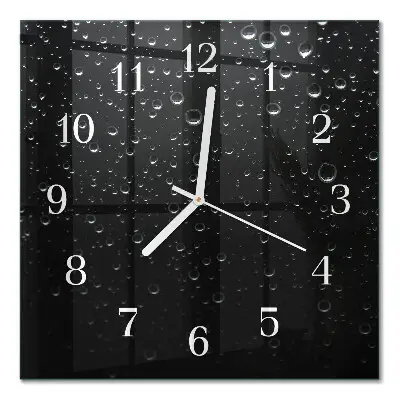 Relógio quadrado Gotas