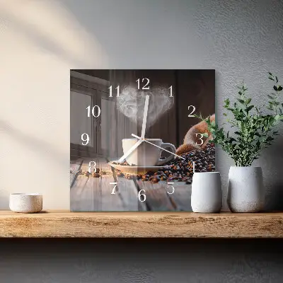 Relógio decoração Amor pelo café